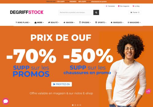 Startup DEGRIFF STOCK Vetement de marque pas cher et destockage